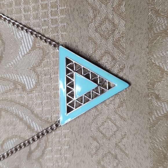 Mint & Pink Triangle Set Fashion Jewelry from Pacsun - Picture 2 of 5